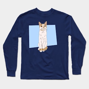 cat yelow Long Sleeve T-Shirt